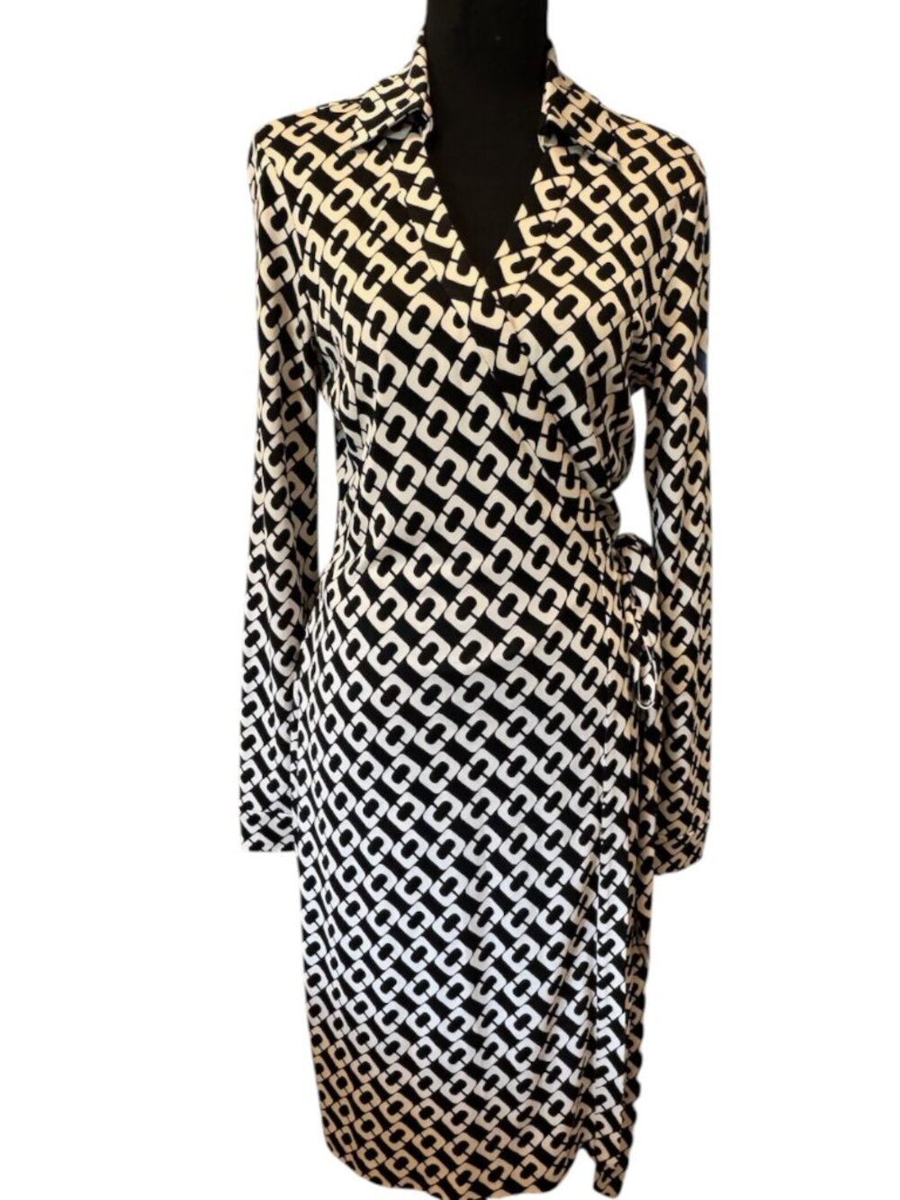Like New Diane von Furstenberg Jeanne Silk Jersey Wrap Dress